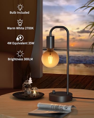 Industrial Table Lamp Set of 2