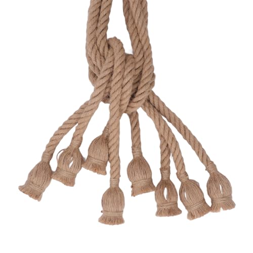 8 Heads Hemp Rope Pendant Light