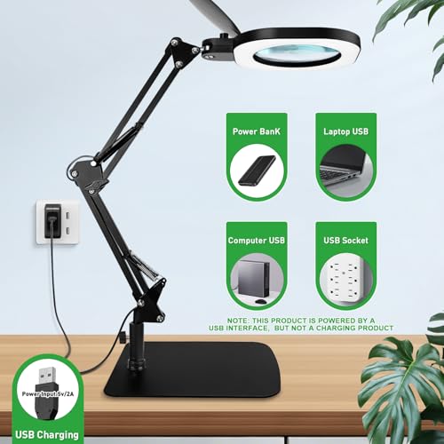 15X Real Glass Magnifying Lamp