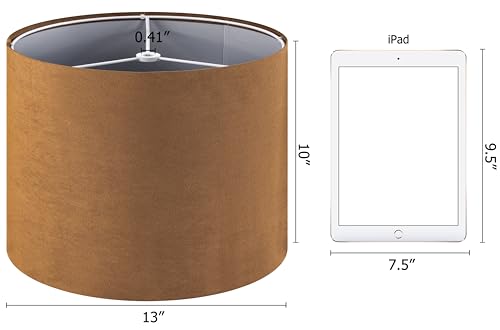 13" Drum Lamp Shade Set of 1