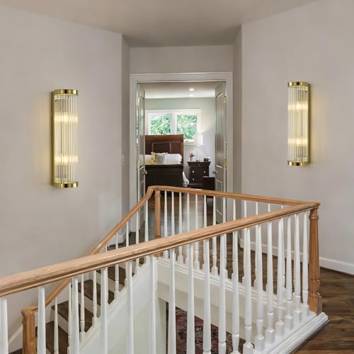 Modern Crystal Gold Wall Sconce