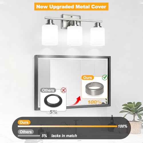 3 Light Bathroom Light Fixtures
