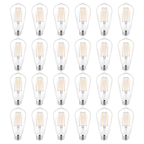 ST58 E26 LED Light Bulbs (24 Count)