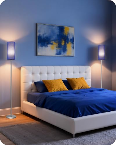 Dimmable Floor Lamps for Living Room with Remote and Foot Switch