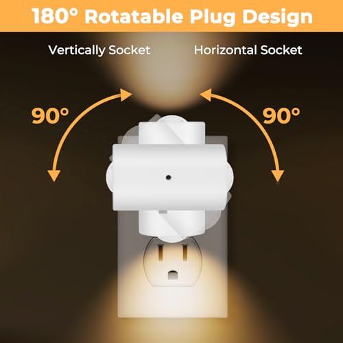LED Night Lights Plug into Wall (4 Count)