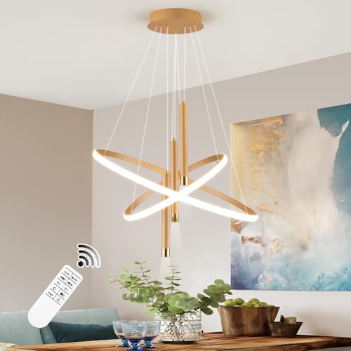 LED Gold Modern Chandeliers