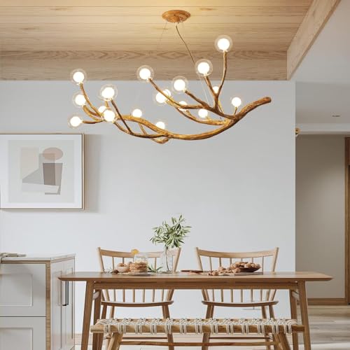 20 Light Tree Branch Chandelier Farmhouse Ceiling Light