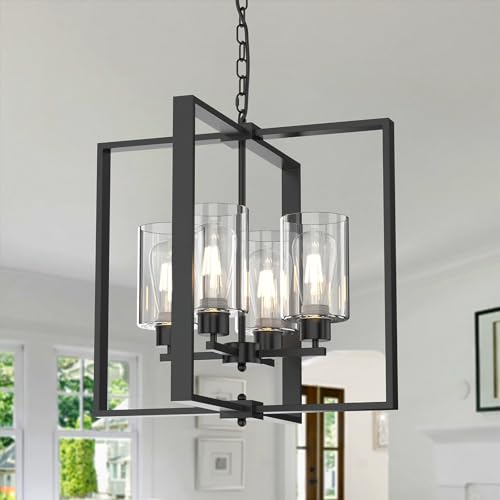 4 Light Farmhouse Chandelier Light Fixture