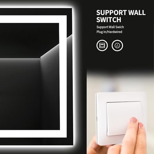 60"X36" LED Bathroom Mirror with Lights