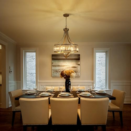 20" Brushed Nickel Chandeliers for Dining Room (5 Count)