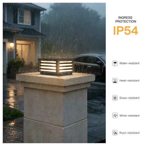 Glass Post Lights Outdoor