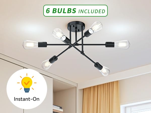 Modern Sputnik Chandelier Ceiling Light Fixtures