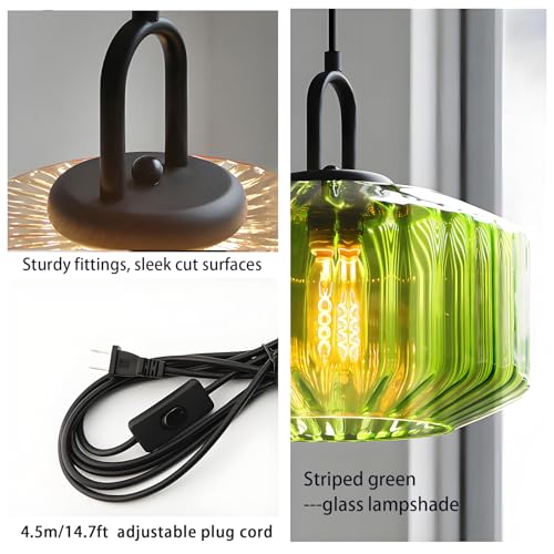 Vintage Plug in Pendant Light
