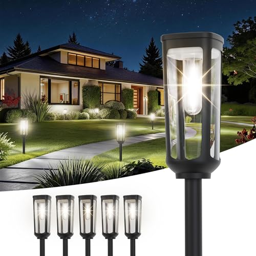 Solar Pathway Lights Outdoor Waterproof