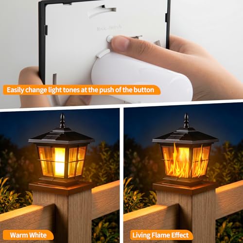 Solar Post Cap Light 2pack (2 Count)
