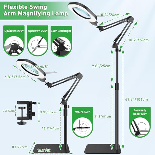 15X Real Glass Magnifying Lamp
