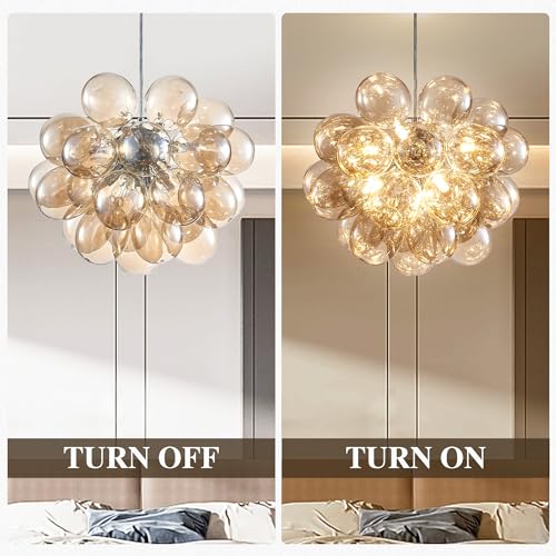 Champagne Bubble Ball Chandelier