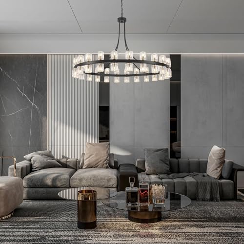 48 Light Modern Crystal Chandelier