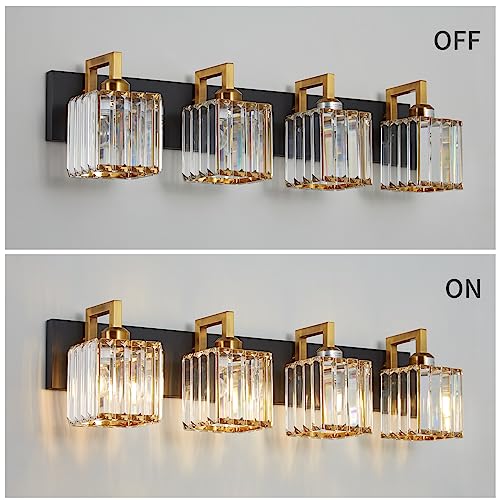 Modern Crystal Bathroom Vanity Light