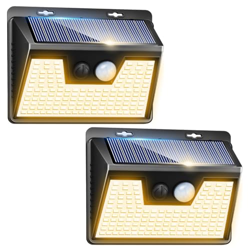 LED Solar Lights Outdoor Motion Sensor (2 Count)