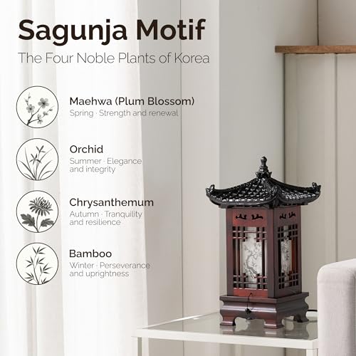 Traditional Korean Wood Lamp