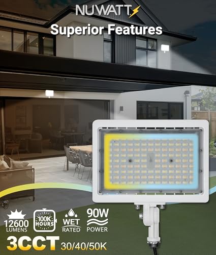 90W White Outdoor LED Flood Lights
