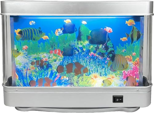 Fake Motion Fish Tank Mini Aquarium