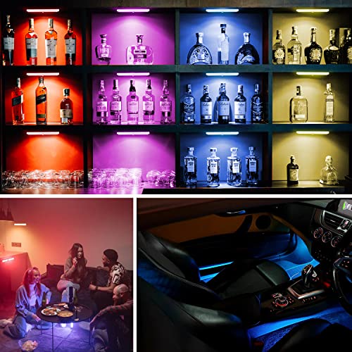 Remote Control RGB Lights Under Cabinet Lighting Rechargeable