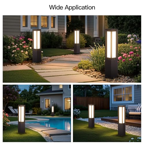 31.5" Solar Pathway Lights Outdoor