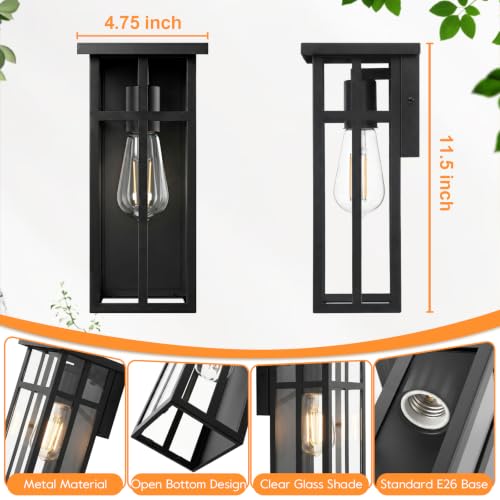 Outdoor Wall Light Fixtures (2 Count)