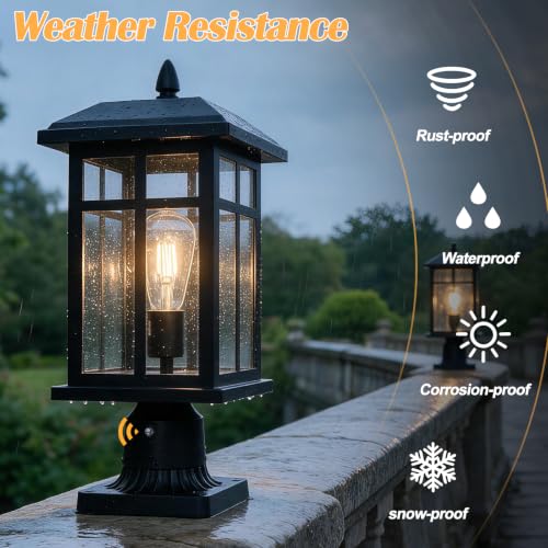 Large Dusk to Dawn Outdoor Post Light