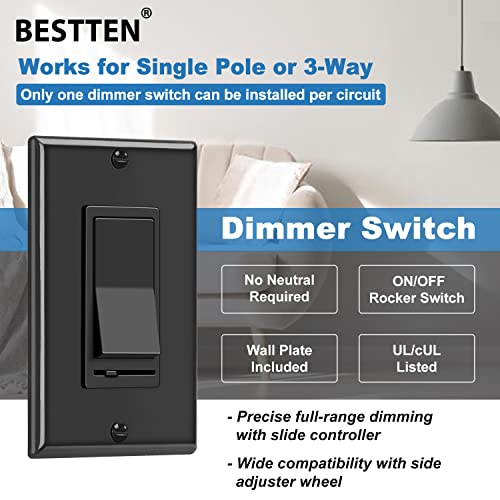 10 Bulk Dimmer Light Switch (10 Count)