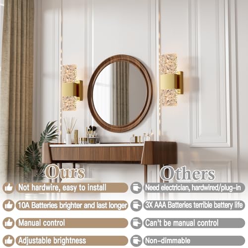 Battery Operated Wall Sconce
