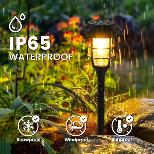 Solar Pathway Lights Waterproof Outdoor Lighting (8 Count)