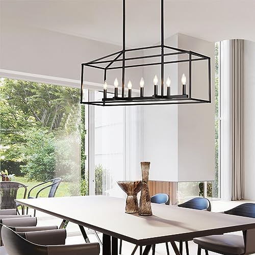 38'' Black Dining Room Light Fixture
