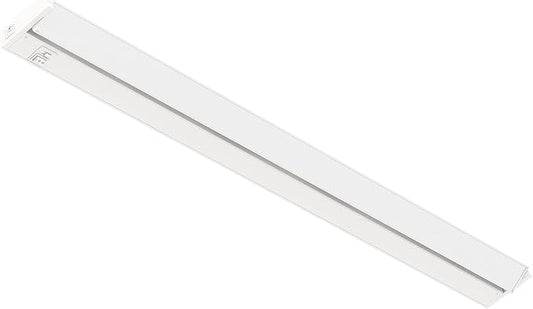 GETINLIGHT 40-inch Swivel LED Under Cabinet Lights, Glass Lens, Selectable White 2700K/4000K/5000K, Dimmable with Wall Dimmers, White Finish, IN-0202-5-WH