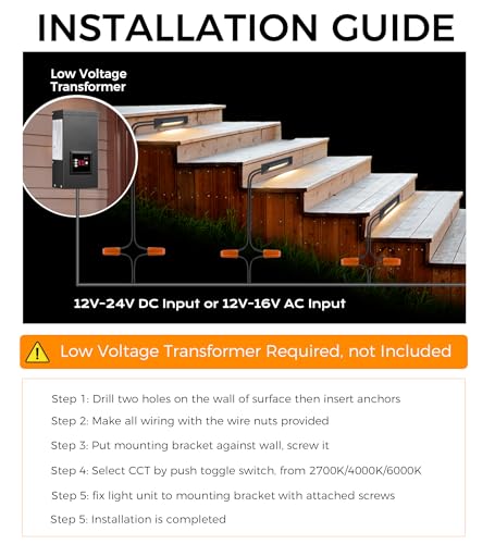 12 Pack] 3 Color Low Voltage 12 (12 Count)