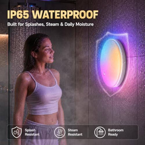 IP65 Waterproof Shower Light (2 Count)