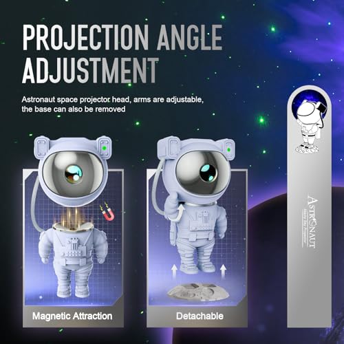 Astronaut Galaxy Projector Night Light