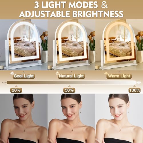 Lighted Makeup Mirror with 3