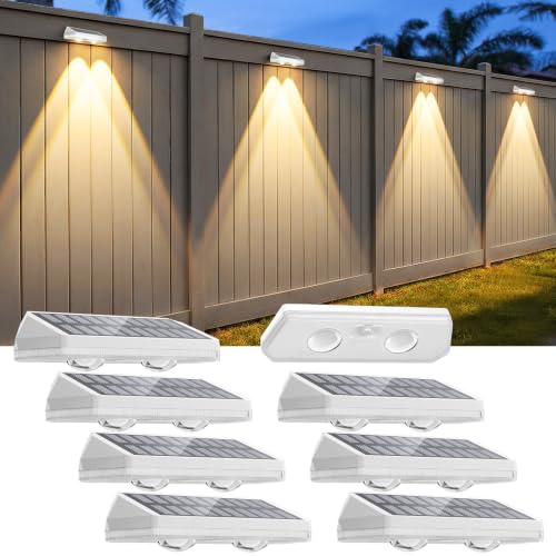 Solar Fence Lights Outdoor