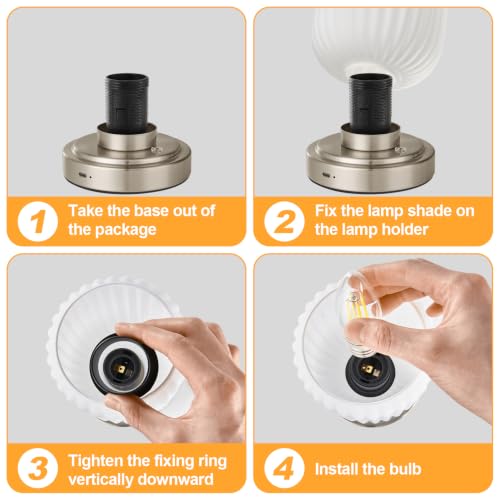 Cordless Table Lamp for Bedroom