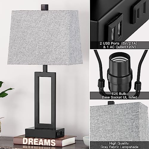 23.5" Touch Control Table Lamps Set of 2 (2 Count)