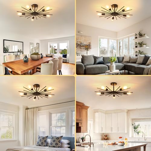 Sputnik Ceiling Light Fixture
