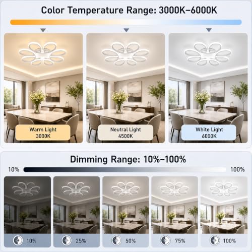 29.53 inch Modern LED Ceiling Light