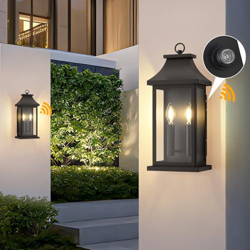 2 Pack 18" Large Outdoor Wall Lights Dusk to Dawn Outdoor Lighting (2 Count)