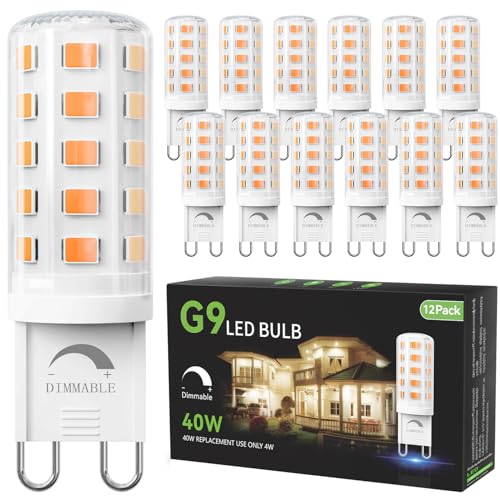 12 Pack Dimmable G9 LED Bulb (12 Count)