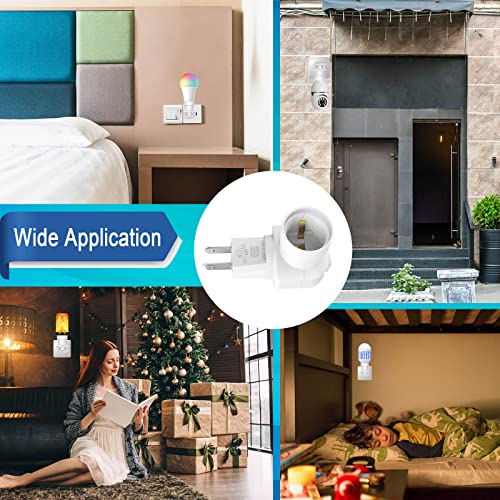 4 Pack Plug in Light Socket