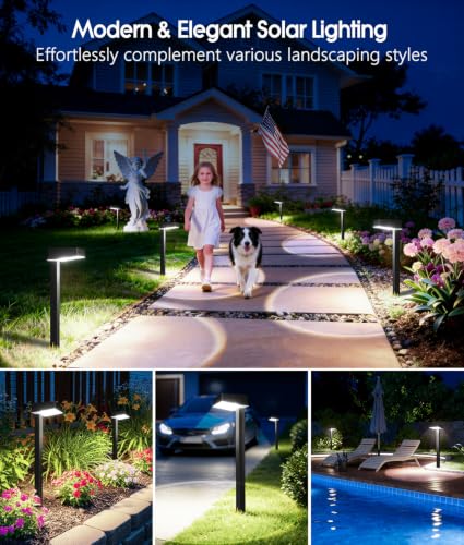 Solar Pathway Lights Outdoor (12 Count)