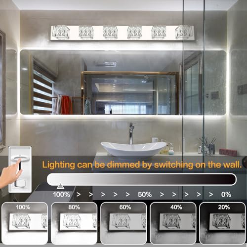 6 Lights Bathroom Vanity Light